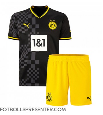 Borussia Dortmund Bortatröja Barn 2022-23 Kortärmad (+ korta byxor)